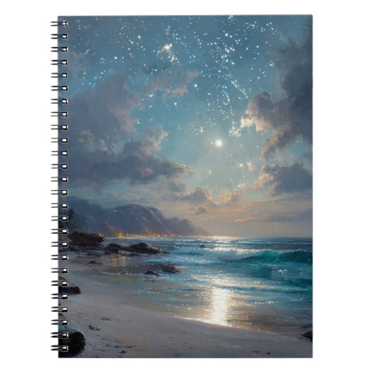 Carnet de plage Starry Ocean Night (Devant)