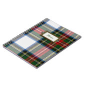 Carnet de plaid de tartan de robe de Stewart (Côté gauche)