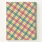 Carnet de plaid géométrique Abstrait (Dos)