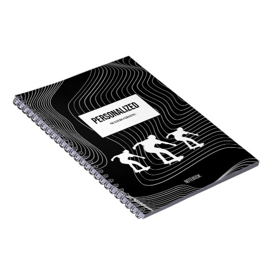 Carnet de planche à roulettes personnalisé (Côté Droit)