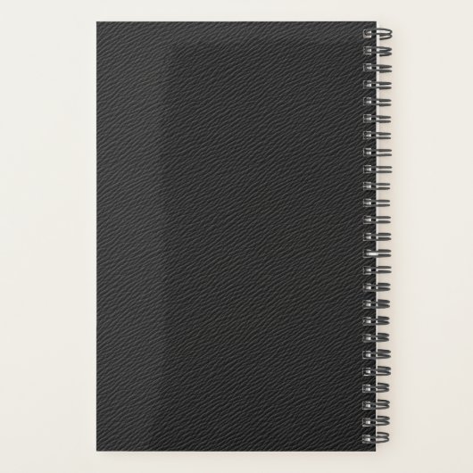 Carnet de planification (Dos)