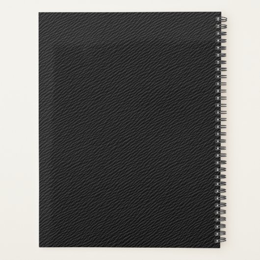 Carnet de planification (Dos)