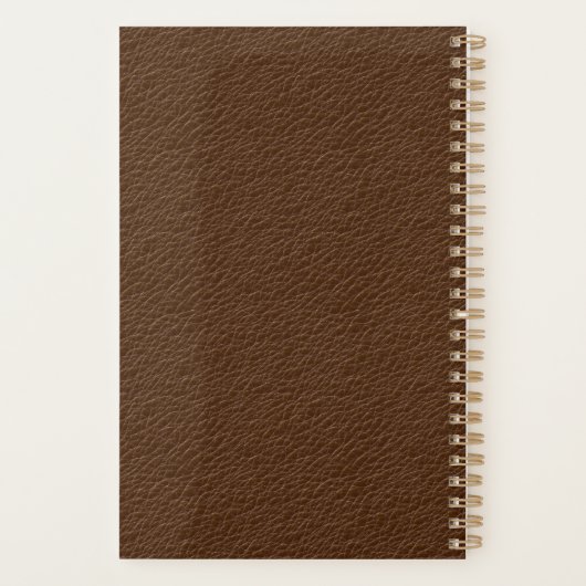 Carnet de planification (Dos)