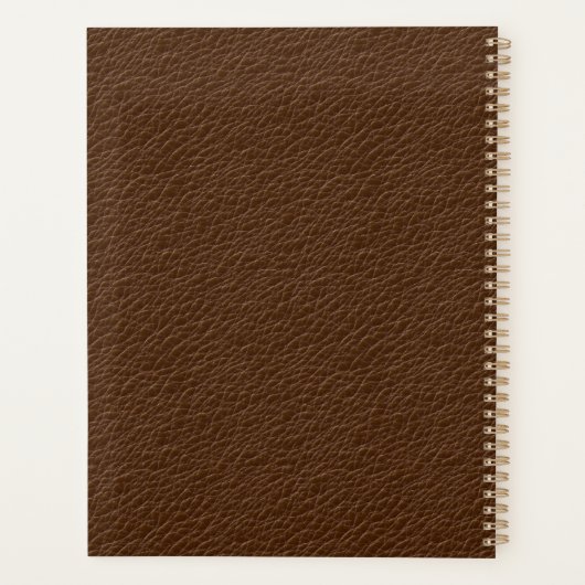 Carnet de planification (Dos)