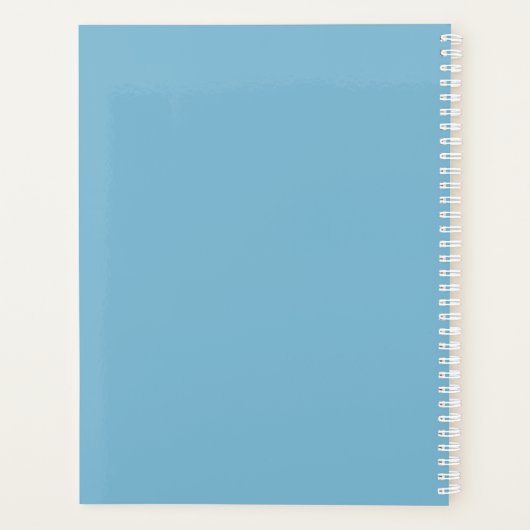 Carnet de planification (Dos)