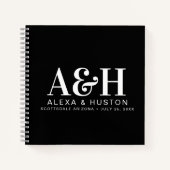 Carnet de planification de monogramme personnalisé (Devant)