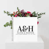 Carnet de planification de monogramme personnalisé