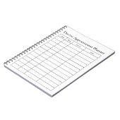 Carnet de planification de rendez-vous médicaux (Côté gauche)