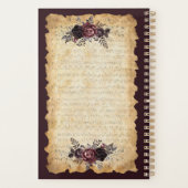 Carnet de planification de répétition de violoncel (Dos)