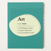 Carnet de planification de style de dictionnaire d (Dos)