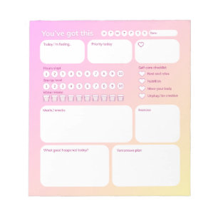 Carnet de planification du bien-être ultime