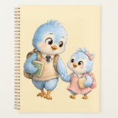 Carnet de planification hebdomadaire Petit Oiseau (Devant)