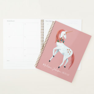 Carnet de planification hebdomadaire pour filles l