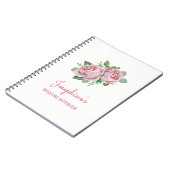 Carnet de planification Mariage rose (Côté gauche)