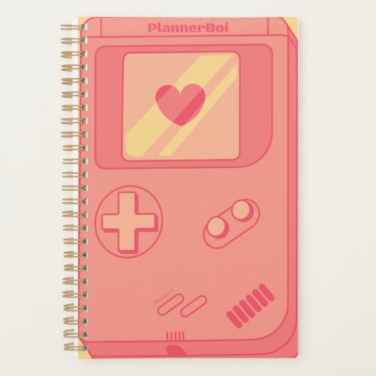 Carnet de planification pour fille de gamer (Devant)