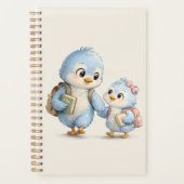 Carnet de planification quotidienne Little Blue Bi (Devant)
