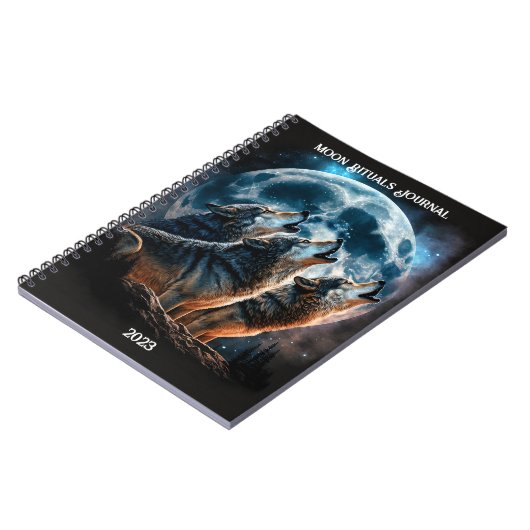 Carnet de Pleine lune Wolf (Côté gauche)