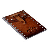 Carnet de poche en cuir dragon (Côté Droit)