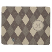 Carnet De Poche Jacquard Brown de Chocca de moka avec le (Extérieur)