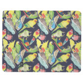 Carnet De Poche Petit motif de perroquets (Extérieur)