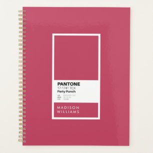 Carnet de poinçonnage personnalisé de parti rose  