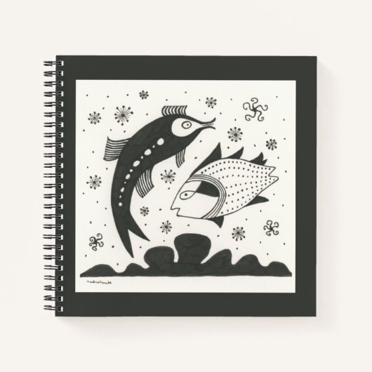 Carnet de poisson inspiré de la Grèce mycénienne (Devant)