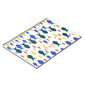 Carnet de poissons colorés (Côté gauche)