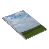 Carnet de prairie d'été personnalisé (Côté Droit)