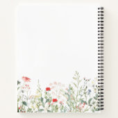 Carnet de prairie fleur sauvage (Dos)
