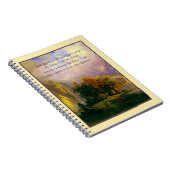 carnet de prière de sérénité des montagnes Rocheus (Côté Droit)