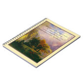 carnet de prière de sérénité des montagnes Rocheus (Côté gauche)