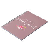 Carnet de prière écrite et florale (Côté gauche)