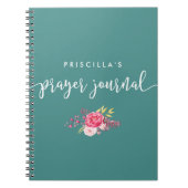 Carnet de prière écrite et florale (Devant)