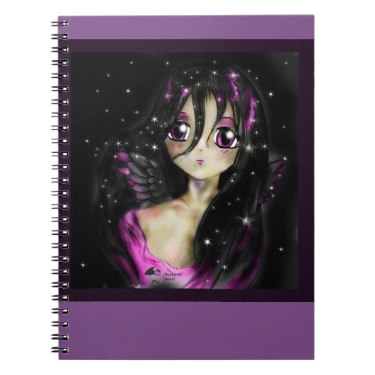 Carnet de princesse Angel Manga Girl Magic d'Anime (Devant)