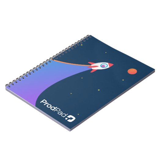 Carnet de ProdPad "d'ici à Mars" (Côté gauche)
