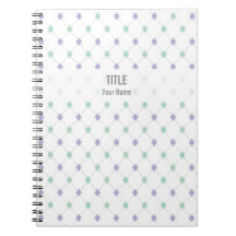 Carnet de projet personnalisable : Jacquard Mint &
