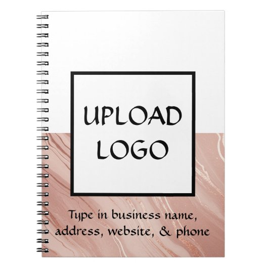 Carnet de promotion d'entreprise à logo minimalist (Devant)