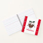 Carnet de pudding de Noël personnalisé (Intérieur)