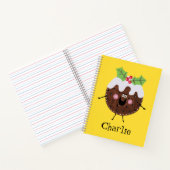Carnet de pudding de Noël personnalisé (Intérieur)