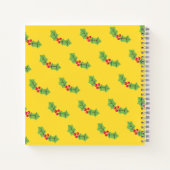 Carnet de pudding de Noël personnalisé (Dos)