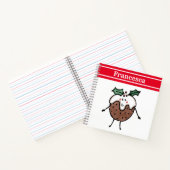 Carnet de pudding de Noël personnalisé (Intérieur)