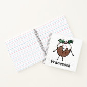 Carnet de pudding de Noël personnalisé (Intérieur)