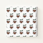 Carnet de pudding de Noël personnalisé (Dos)