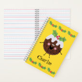 Carnet de pudding de Noël personnalisé (À l'intérieur)