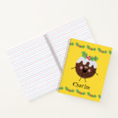 Carnet de pudding de Noël personnalisé (Intérieur)