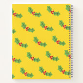 Carnet de pudding de Noël personnalisé (Dos)