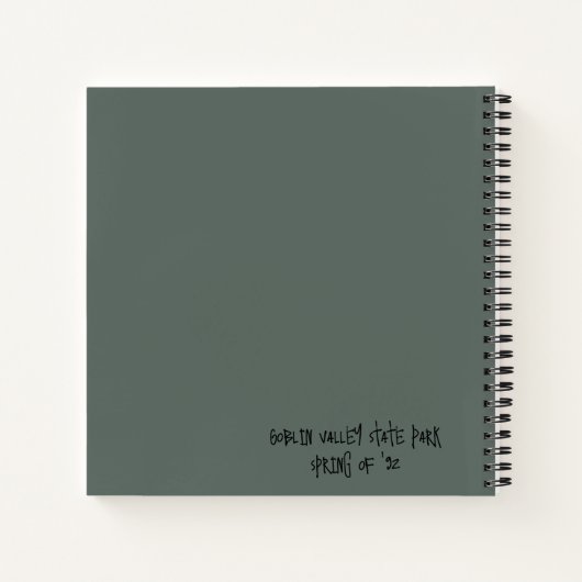 Carnet de randonneurs Aliens Blue Fuzzy (Dos)