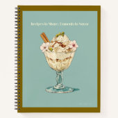 Carnet De Recette Avec Crème De Glace (Devant)