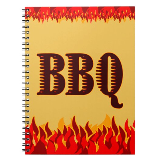 Carnet de recette BBQ Red Flames (Devant)