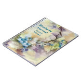 Carnet de recette de bleuet (Côté gauche)